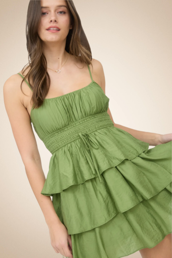 "Bella" Tiered Ruffle Mini Dress