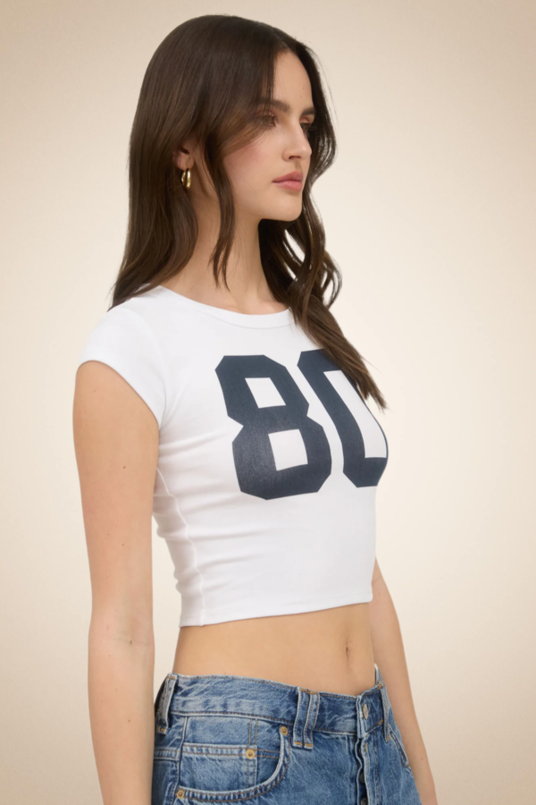 Retro Sport Graphic Crop Tee - Image 4