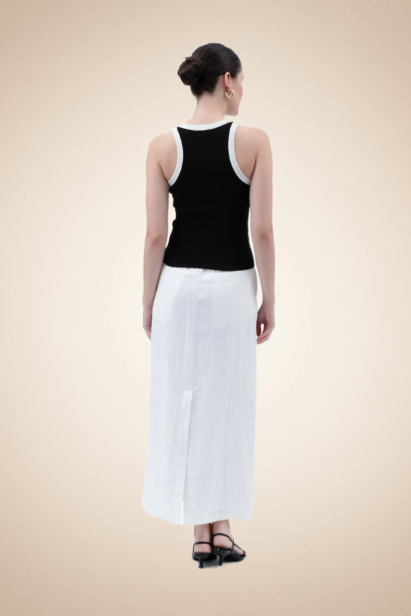 Contrast Trim Ribbed Tank - Image 7
