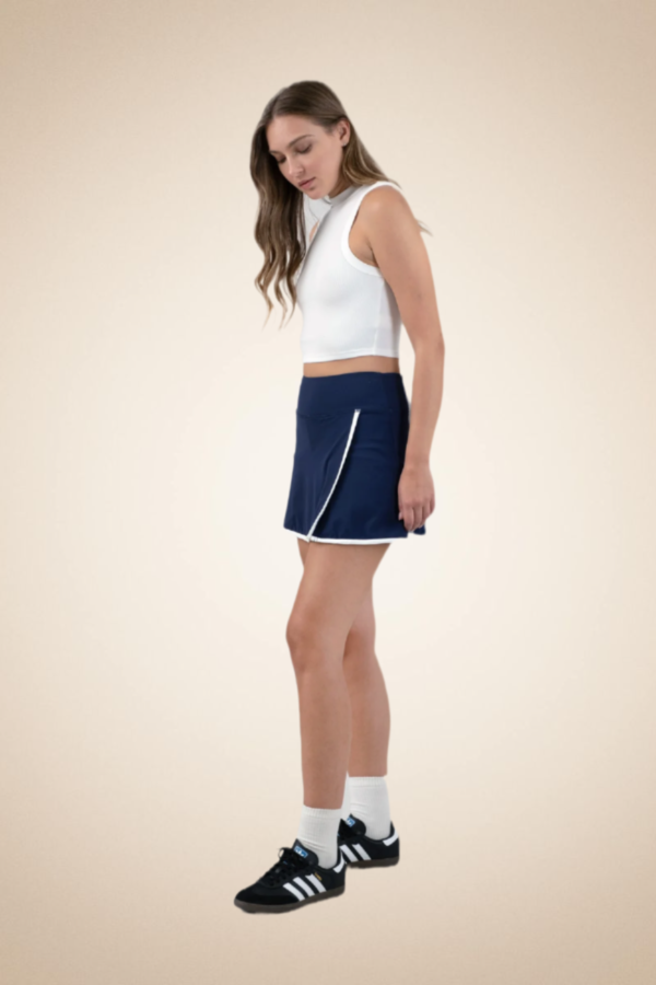 Ribbed Sleeveless Crop Top – white - Image 5