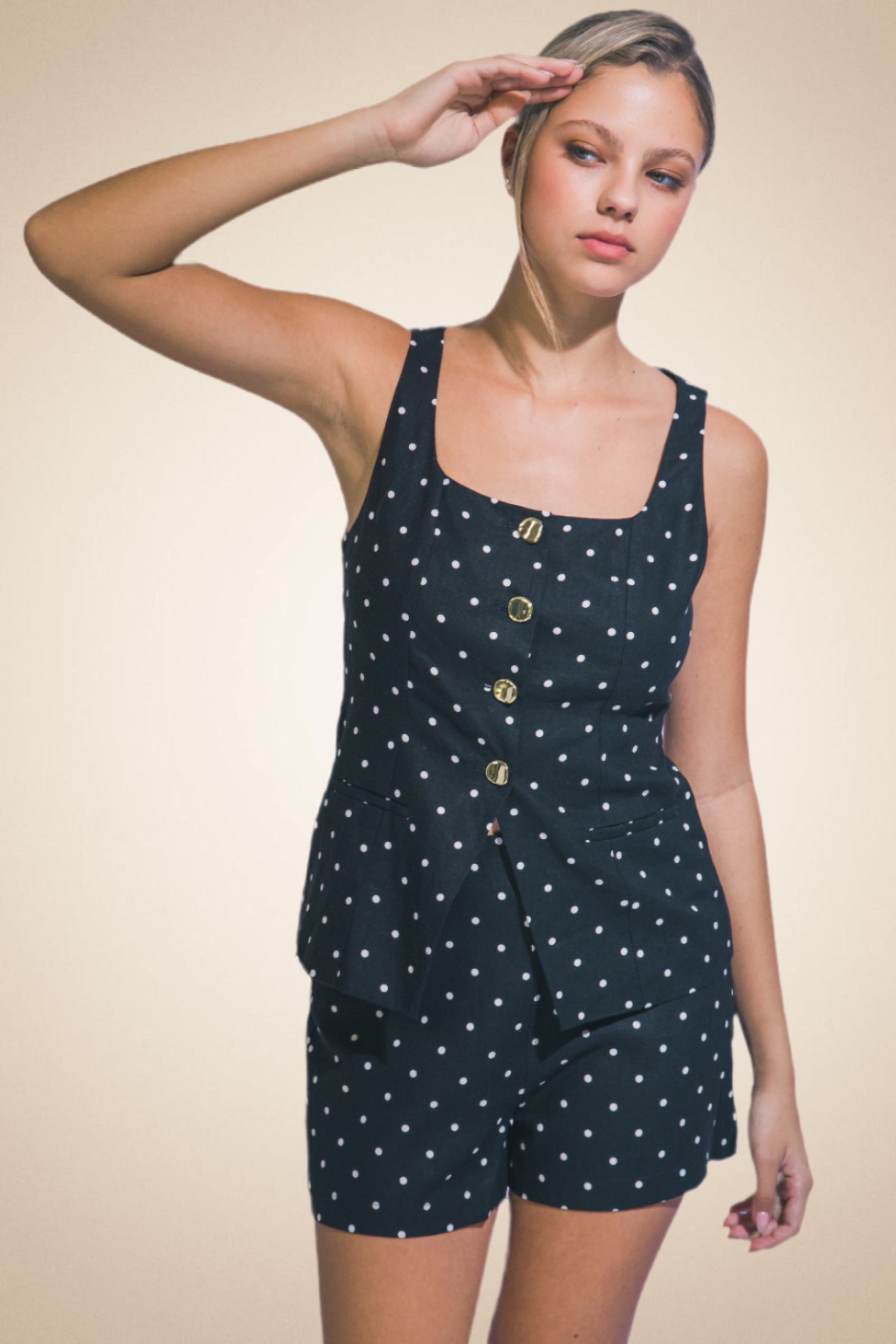 Chic Polka-Dot Set - Image 2