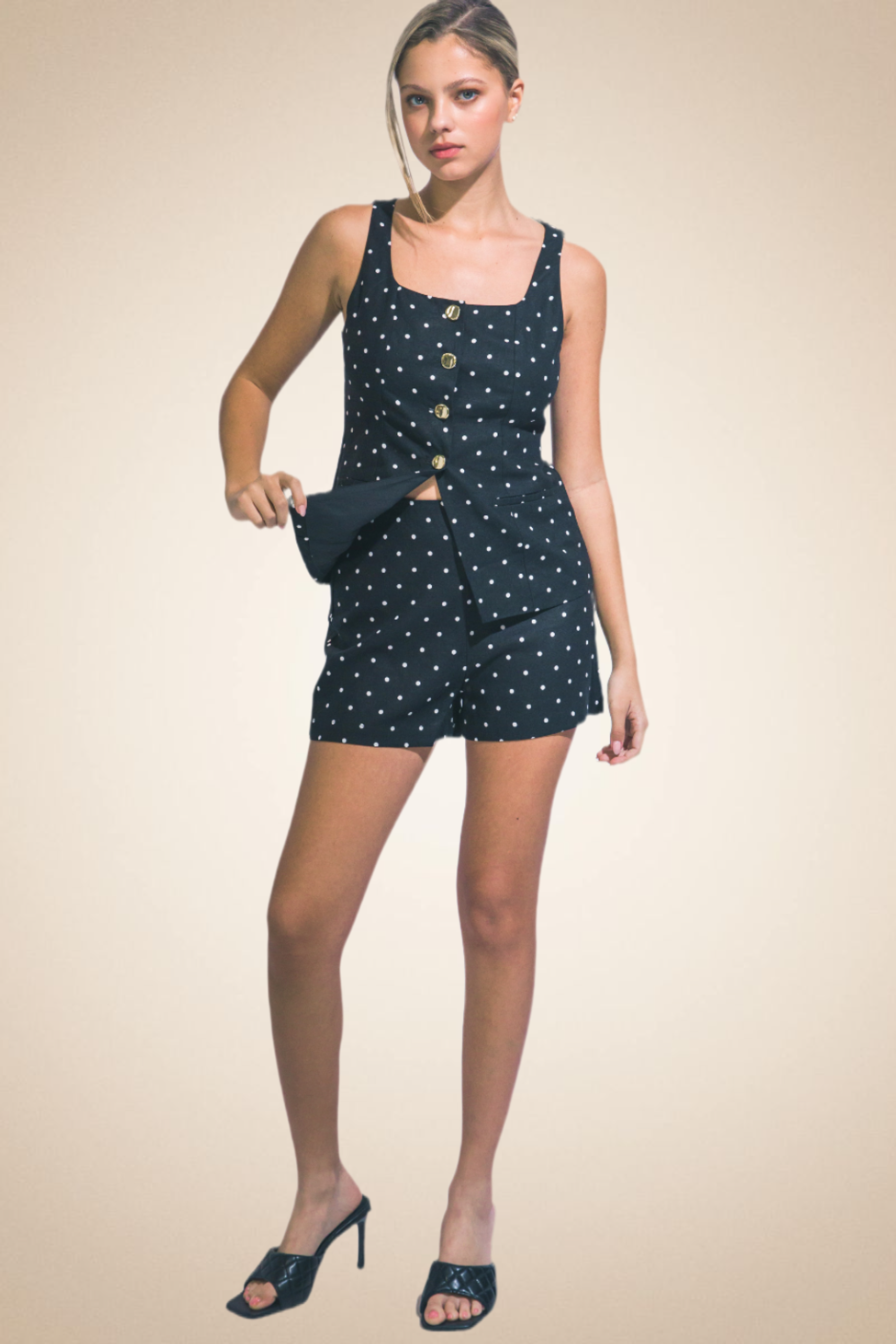 Chic Polka-Dot Set