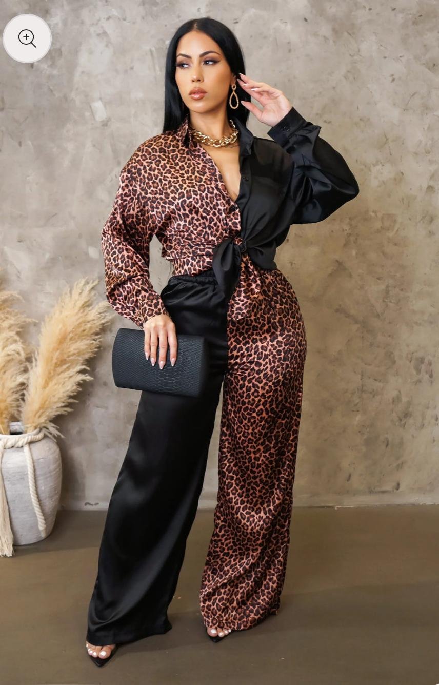 Leopard & Black Set