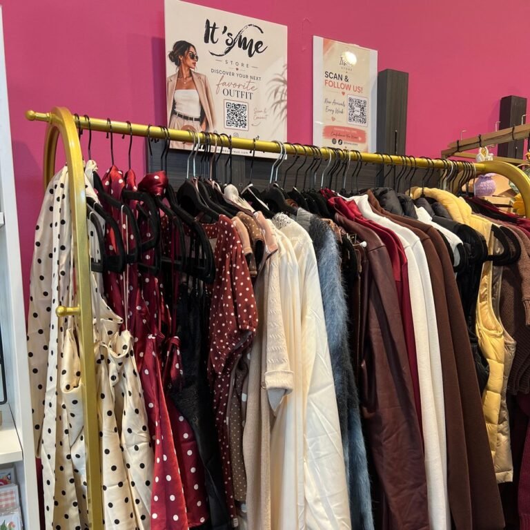 It's Me Store rack at Serendipity Boutique