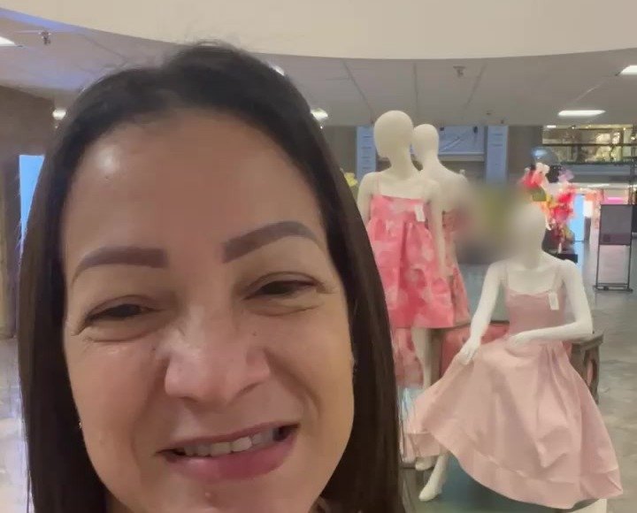Yoana, owner of It's Me Store, on a shopping day for the store